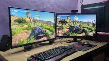 GIGABYTE G27Q VS ACER GL246HL FORZA HORIZON 5 GAMING COMPARISON QHD vs Full HD