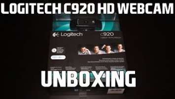 Logitech C920 HD Webcam Unboxing