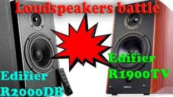 Эпическая битва колонок. Edifier R1900TV vs Edifier R2000DB