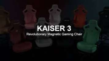 AndaSeat Kaiser 3, Revolutionary Magnetic Gaming Chair for the Ultimate Gaming Experience.