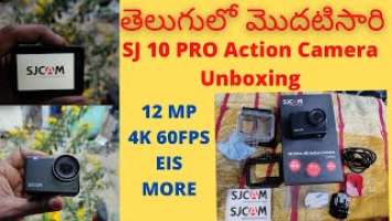 #SJCAM SJ 10 PRO UNBOXING.. First time in Telugu #sj10pro
