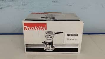 Unbox Makita Trimmer RT0700C - Wood workshop always use