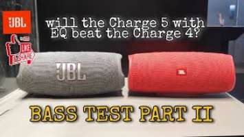 JBL Charge 5 vs JBL Charge 4  - Bass test after the firmware upgrade