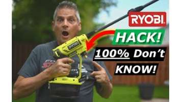 Ryobi Hack Converts EZ Clean Pressure Cleaner to Quick Connect