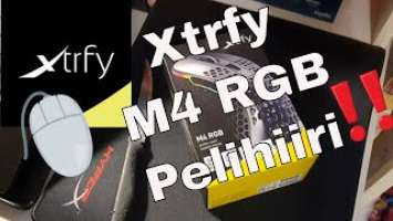 Xtrfy M4 RGB pelihiiri Unboxing ( fin )