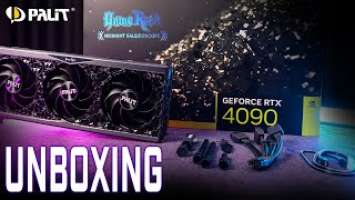 Palit GeForce RTX 4090, RTX 4080 GameRock Unboxing