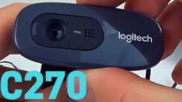 Logitech C270 Webcam Review and Install Tutorial - C270 Video Test