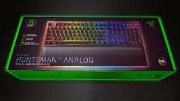 Razer Huntsman V2 Analog Mechanical Keyboard Unboxing (With Typing/Sound Test)