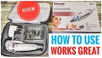 REVIEW BEURER MP62 Professional Manicure Pedicure Nail Drill e-File Kit Corded