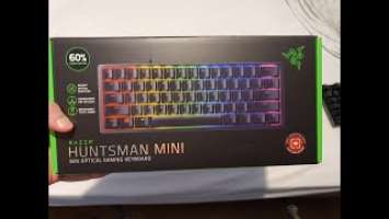 Unboxing and Test: Razer Huntsman Mini RED Switch VS HyperX Alloy FPS PRO Cherry MX Red