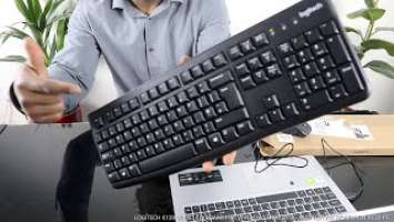 LOGITECH K120 WIRED KEYBOARD FOR WINDOWS UNBOXING AND TESTING REVIEW ON ACER PC