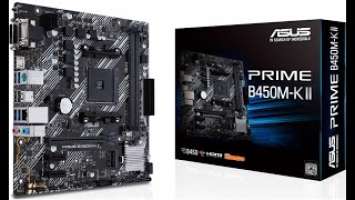 ASUS PRIME B450M-K II  Motherboard Unboxing and Overview