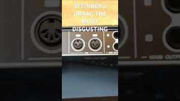 STEINBERG UR44C THE MOST DISGUSTING #gaming #studioheadphones #audiointerfaces #headphone cubase