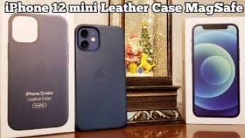 Обзор Apple Leather Case MagSafe (Baltic Blue) для iPhone 12 mini!