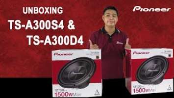 Unboxing Pioneer High Performance Bass TS-A300S4 & TS-A300D4