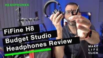 FiFine H8 Budget Studio Headphones Review - 2 Cables, Really?