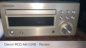 Denon RCD-M41DAB CD Player - Review #denon