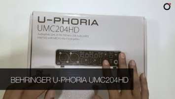 Un-Boxing and Review of the Behringer U-Phoria UMC204HD