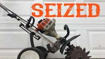 Why is This Stihl MM55 YardBoss Rototiller Seized?