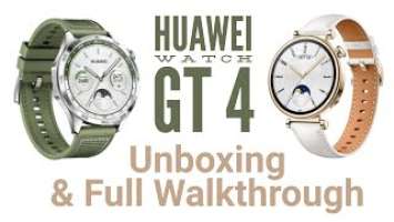 Huawei Watch GT4 Unboxing & Full Walkthrough