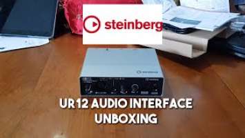 Steinberg UR12 audio interface unboxing