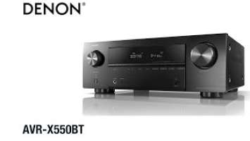 DENON AVR-X550 BT 5.2 4K UHD RECEIVER FOR SALE