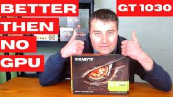 Gigabyte Geforce GT 1030 Unboxing and Install - Silent and Low Profile Graphics Card