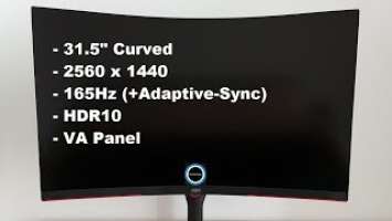 AOC CQ32G3SU (CQ32G3SE) Review - Highly Curved Budget Option