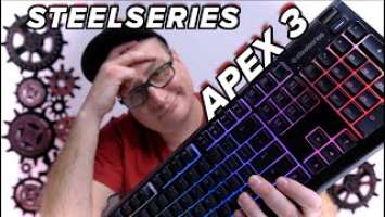 SteelSeries APEX 3 Gaming Keyboard Review