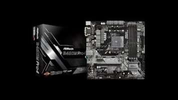 ASRock B450M Pro4 Motherboard Unboxing and Overview