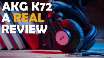 AKG K72 studio monitor headphones. How do they actually sound?