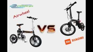 Распаковка и обзор новых электровелосипедов Xiaomi Mijia  QiCycle и Airwheel R5