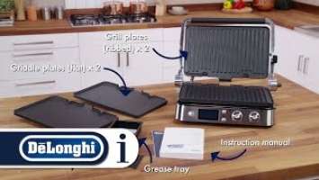 What's in pack with your De'Longhi MultiGrill CGH1020D