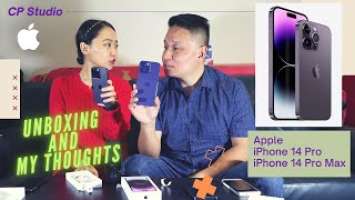 Unboxing Deep Purple Apple iPhone 14 Pro and 14 Pro Max