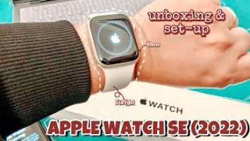 APPLE WATCH SE 2022 STARLIGHT 40MM | UNBOXING AND SETUP | JANJAM KINGDOM