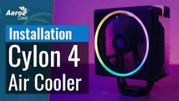 AeroCool Cylon 4 Air Cooler - How to Install on Your Motherboard