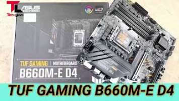 Asus TUF GAMING B660M E D4 12th Gen 10 Power stages Realtek 2 5Gb Ethernet | Tech Land