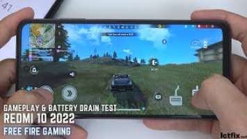 Xiaomi Redmi 10 2022 Free Fire Gaming test