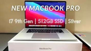 Apple MacBook Pro Unboxing 2021 | intel i7 9th Gen | 512GB SSD | Silver