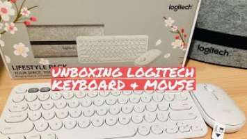 Unboxing Logitech k380 keyboard and pebble m350 mouse| Lifestyle Pack