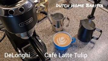 Café Latte Tulip on a Delonghi Dedica EC685