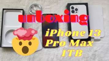 UNBOXING IPHONE 13 PRO MAX 1TB | APPLE | BACK ORDER IPHONE 13 PRO MAX | DAPH DRAPES