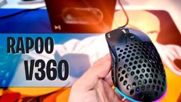 MOUSE COM POTENCIAL MAS PRECISA MELHORAR - Rapoo V360 PMW3327