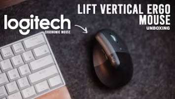 Logitech Lift Vertical Ergonomic Mouse | Unboxing