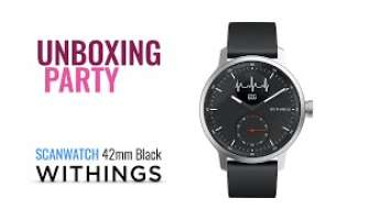 Withings ScanWatch Unboxing 42mm Black #Withings #ScanWatch #SmartWatch