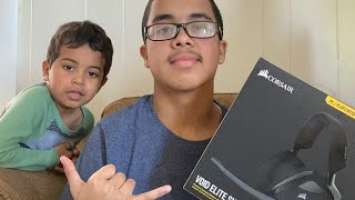 Corsair VOID Elite Surround Gaming Headset Unboxing