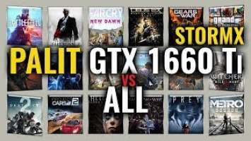 Palit GTX 1660 Ti StormX vs 2060/2070/2080/2080Ti/1060/1070/1080/1070Ti/1080Ti/580/590/VEGA56/64