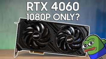 Meant for 1080p gaming ONLY? Palit RTX 4060 Dual review!