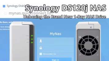 Unboxing the Synology DS120j Budget NAS for 2019-2020