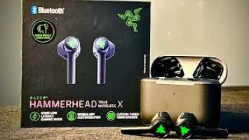 Razer Hammerhead True Wireless X Headphones Unboxing